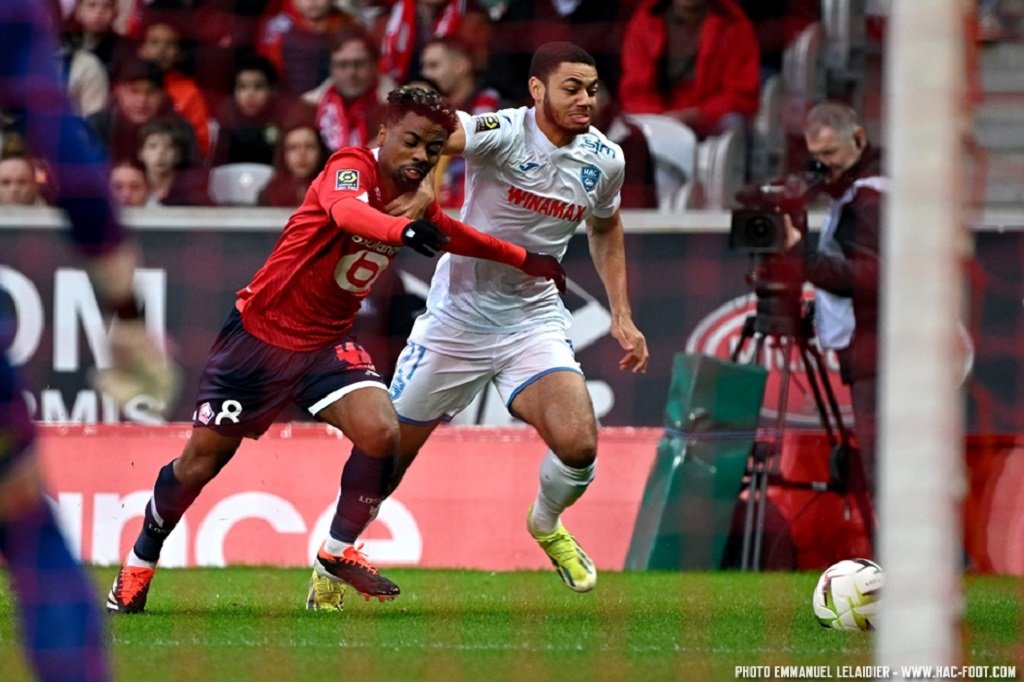 LOSC - HAC - Antoine Joujou - Angel Gomes - Emmanuel Lelaidier