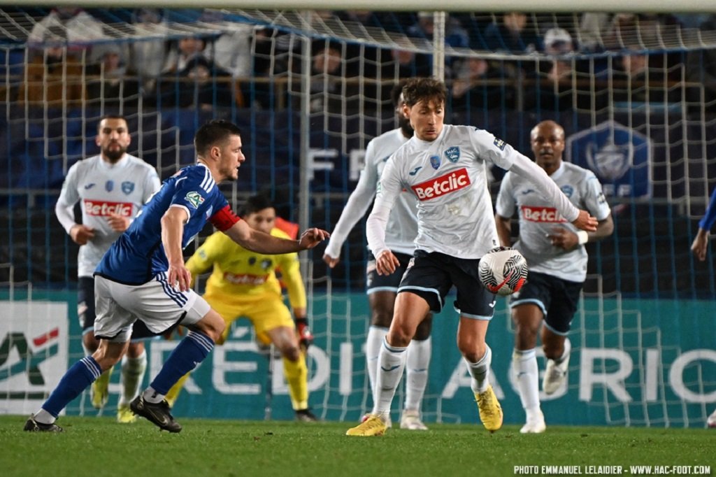 RCS - HAC - Coupe de France - Daler Kuziaev - Gorgelin - El Hajjam - Ayew