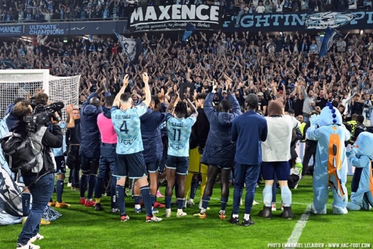 HAC - OM - Le Havre - Marseille - Ligue 1 - Maintien - Gautier Lloris - André Ayew - Maxence - Barbarians - Emmanuel Lelaidier - hac-foot.com