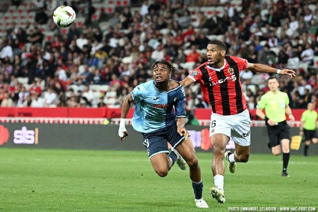 OGC Nice - OGCN - HAC - Le Havre AC - Ligue 1 - hac-foot.com - Emmanuel Lelaidier - hacmen.fr - Steve Ngoura - Jean-Clair Todibo